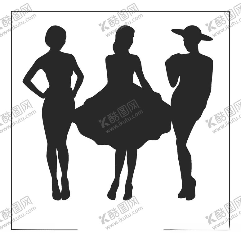 编号：84513609200513538002【酷图网】源文件下载-人物剪影