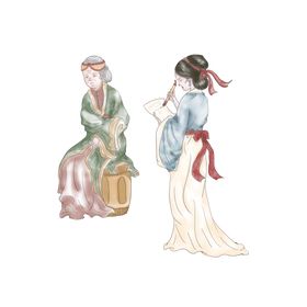 古代女子问诊