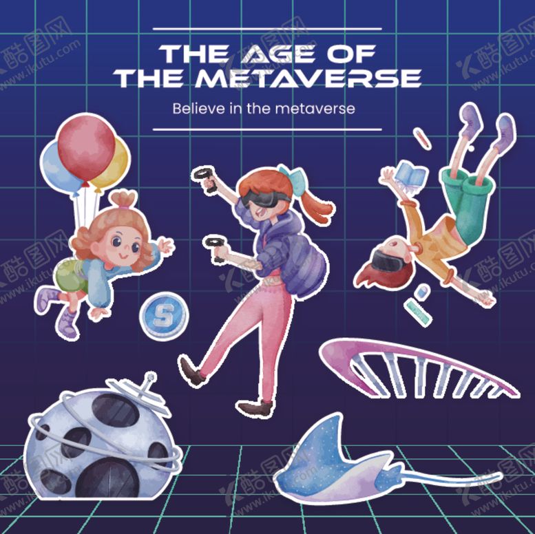 编号：62283104011540099621【酷图网】源文件下载-多样卡通人物场景插画图片