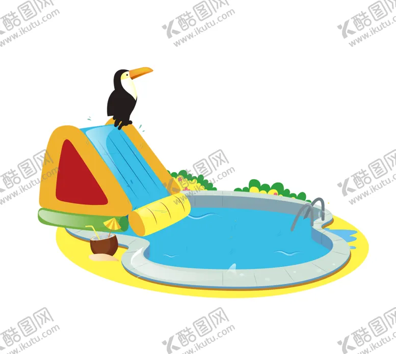 编号：51244703132134049633【酷图网】源文件下载-水上乐园
