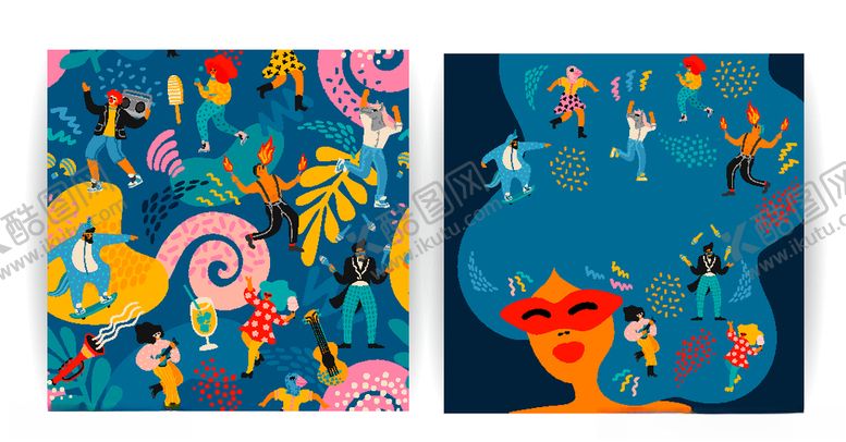 编号：33834510040714263502【酷图网】源文件下载-表演插画