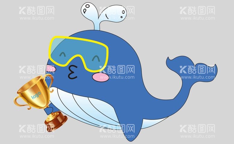 编号：64696812180144282673【酷图网】源文件下载-鲸鱼蓝鲸游泳