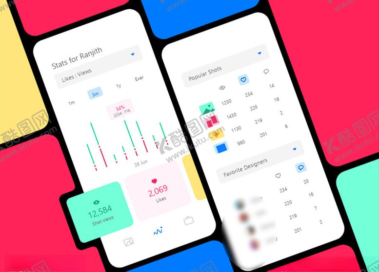 编号：34009706270658094130【酷图网】源文件下载-xd浅色UI设计数据页列表页A