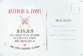 创意图案邀请函设计