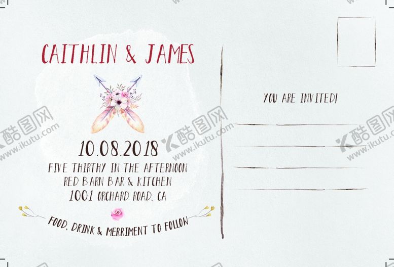 编号：67773909250940463349【酷图网】源文件下载-创意图案邀请函设计