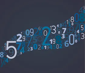 蓝色字体科技艺术字设计金星素材