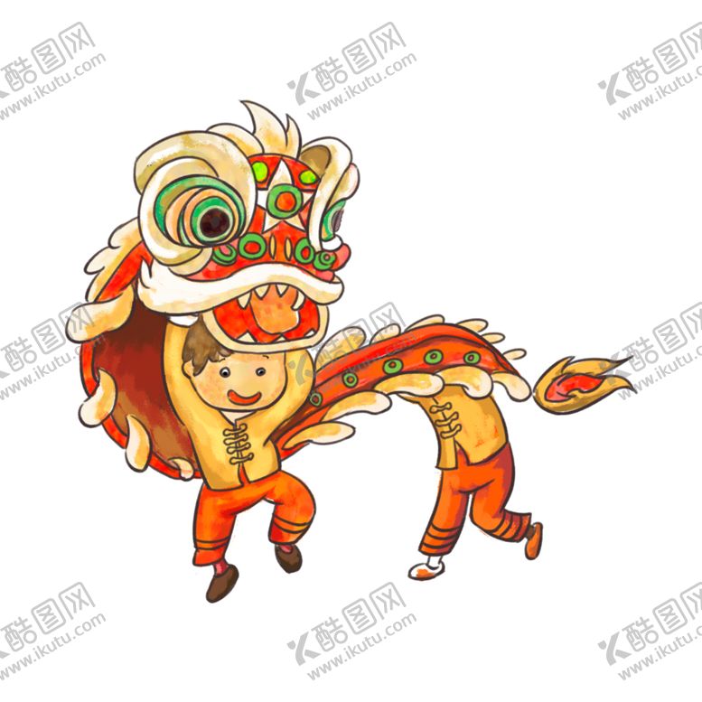 编号：30536504190557203692【酷图网】源文件下载-春节舞狮