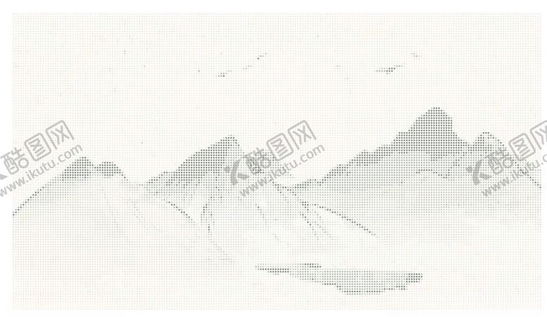 编号：89618401251337519851【酷图网】源文件下载-点状山水