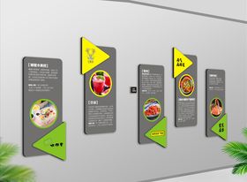 中国卤味餐饮文化墙