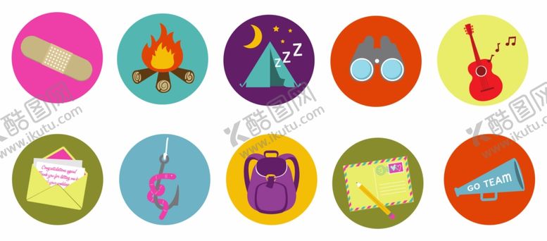 编号：92502809180607245352【酷图网】源文件下载-矢量扁平化图标素材