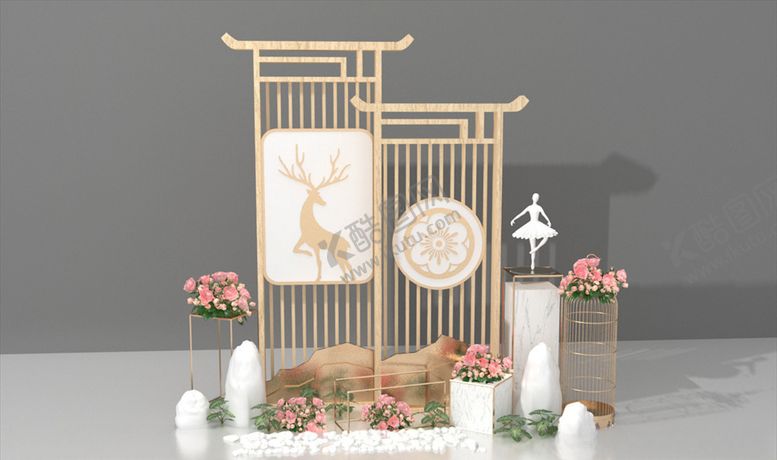 编号：87955910100216055441【酷图网】源文件下载-组景堆头