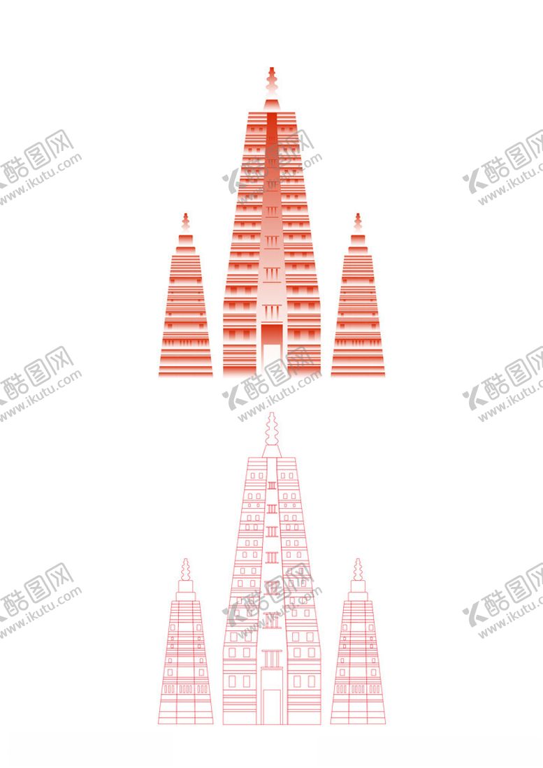 编号：51859602051115128595【酷图网】源文件下载-龙兴寺大云寺大空寺