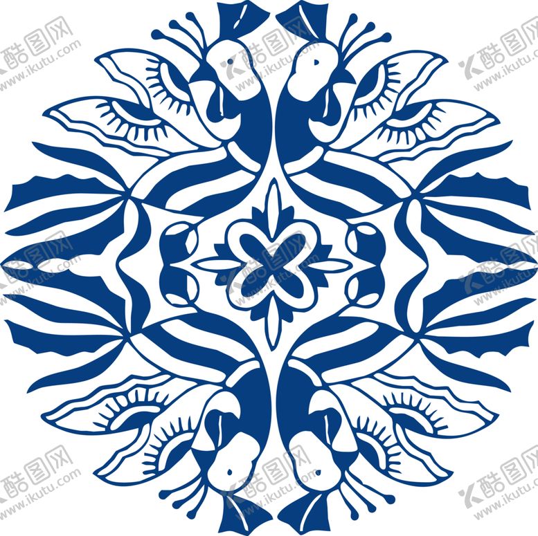 编号：94900810301329235197【酷图网】源文件下载-青花瓷图案