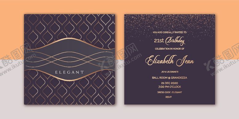 编号：50246110061712251027【酷图网】源文件下载-宴会请柬