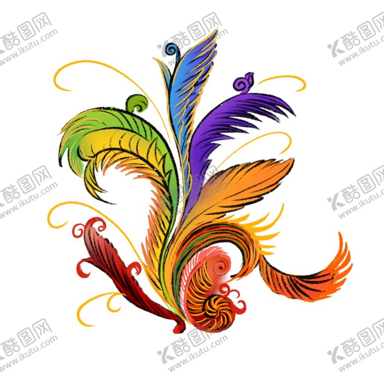 编号：80204904171716408530【酷图网】源文件下载-国潮凤凰插画