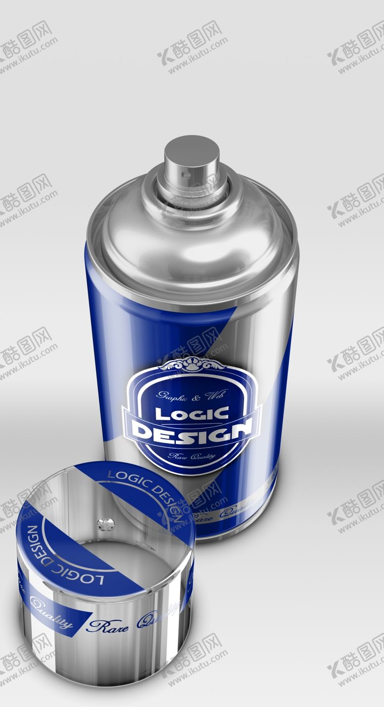 编号：47484309180105546564【酷图网】源文件下载-油漆化妆品喷雾器包装效果样机