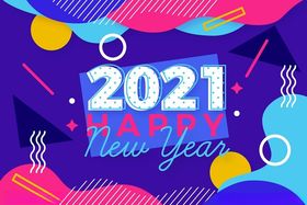 新年欢乐背景图