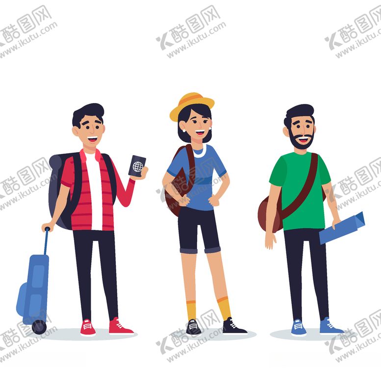 编号：94255607020234367359【酷图网】源文件下载-旅客游客