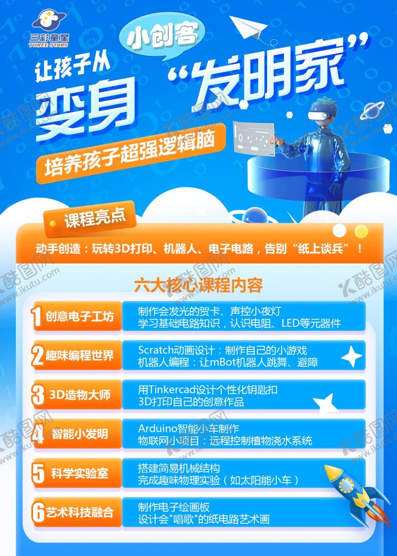 编号：89199904290124542266【酷图网】源文件下载-变身发明家科技活动海报