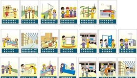 安全施工安全知识安全漫画