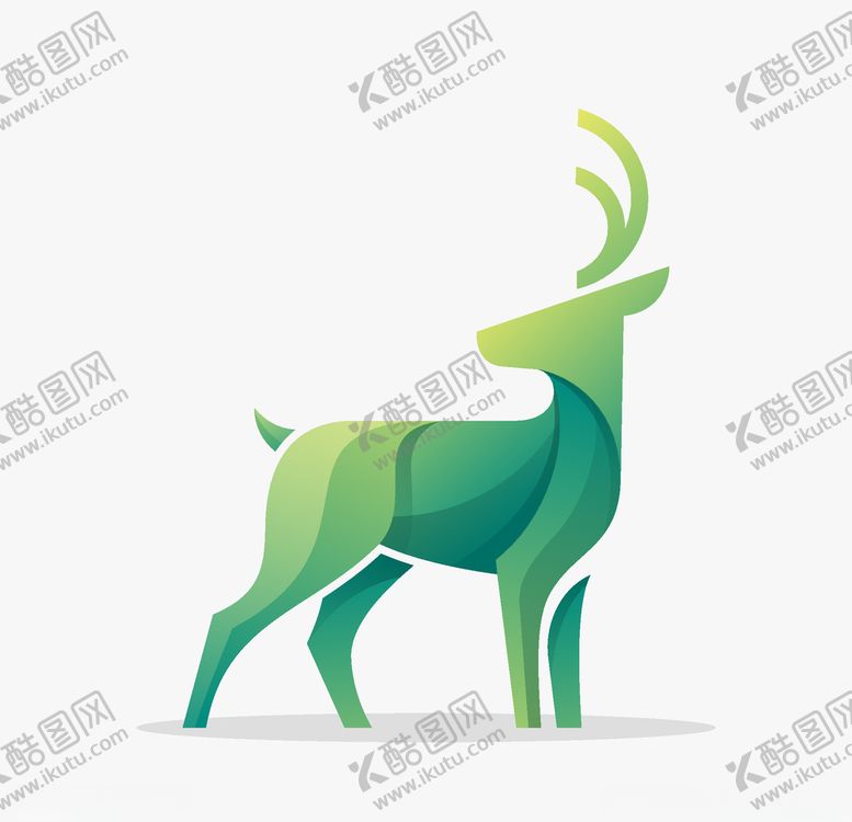 编号：38852110070111489123【酷图网】源文件下载-创意鹿标志设计