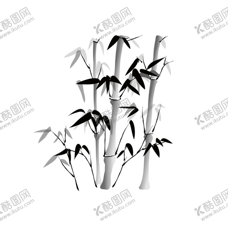 编号：54460509210000586378【酷图网】源文件下载-水墨竹子