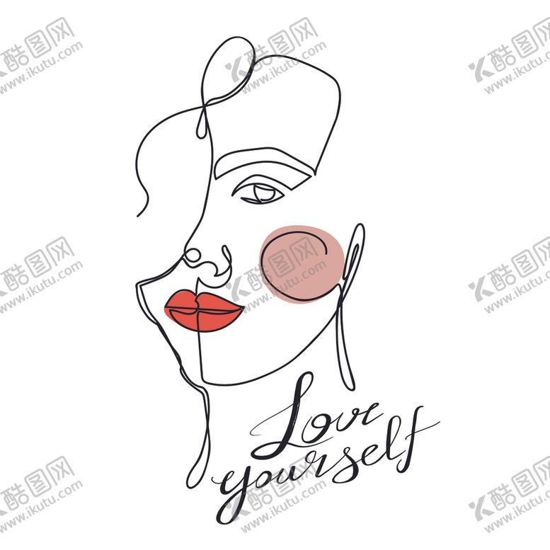 编号：71216609271128474148【酷图网】源文件下载-线条女