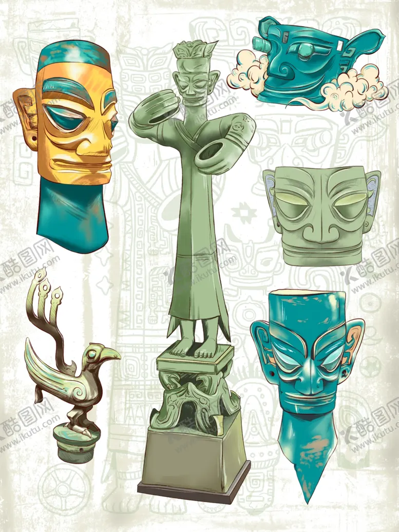 编号：64883301050257112658【酷图网】源文件下载-三星堆