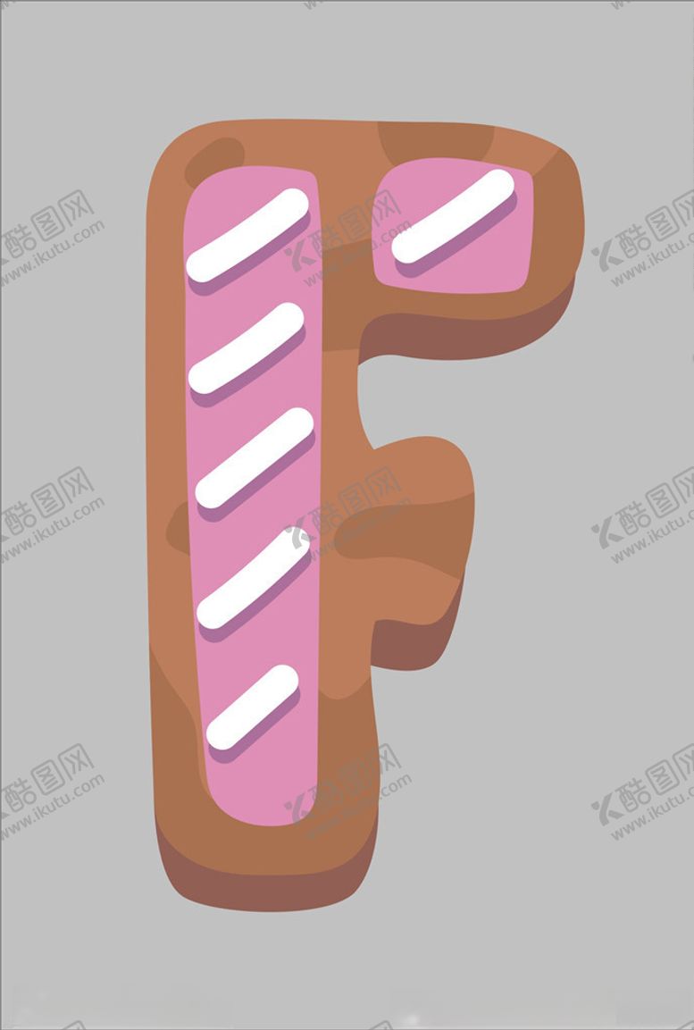 编号：39896410111507487014【酷图网】源文件下载-饼干字母