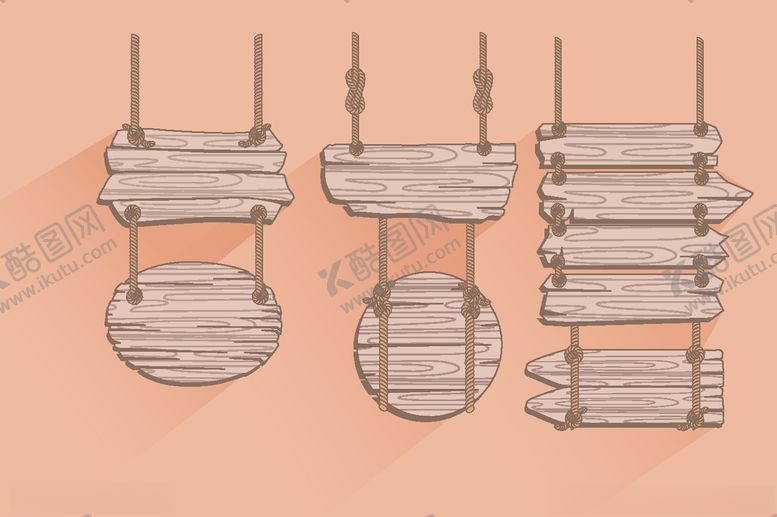 编号：80172809220443234546【酷图网】源文件下载-木指示牌