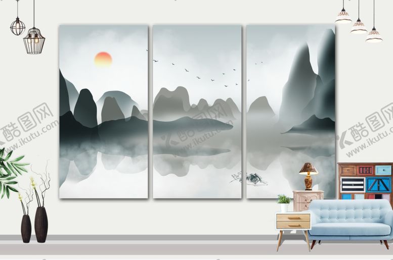 编号：10345707060224127071【酷图网】源文件下载-山水画
