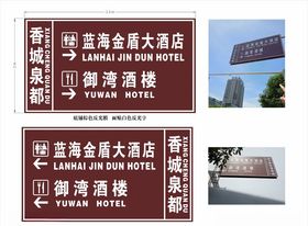 香城泉都道路旅游牌指示牌