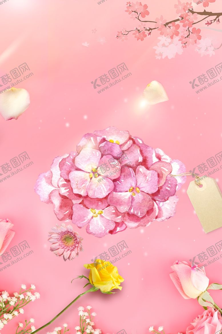 编号：77658809270421367886【酷图网】源文件下载-妇女节背景