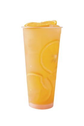 鲜橙水果茶异形卡