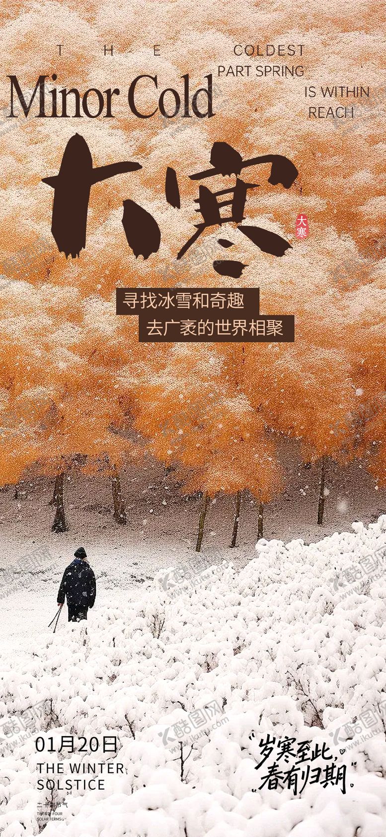 编号：54457601180102559822【酷图网】源文件下载-大寒小寒节气海报