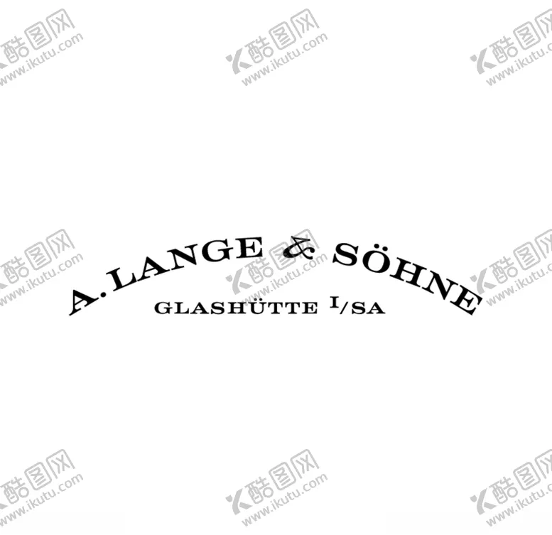 编号：12570304060541221781【酷图网】源文件下载-朗格alange手表标志