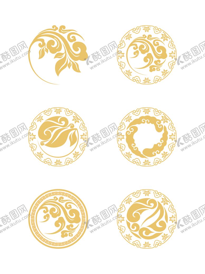 编号：21306006290743309496【酷图网】源文件下载-中国风祥云图案花纹底纹PNG