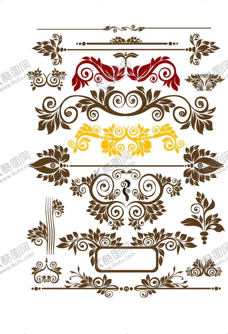 编号：43408109100052364730【酷图网】源文件下载-古典花纹