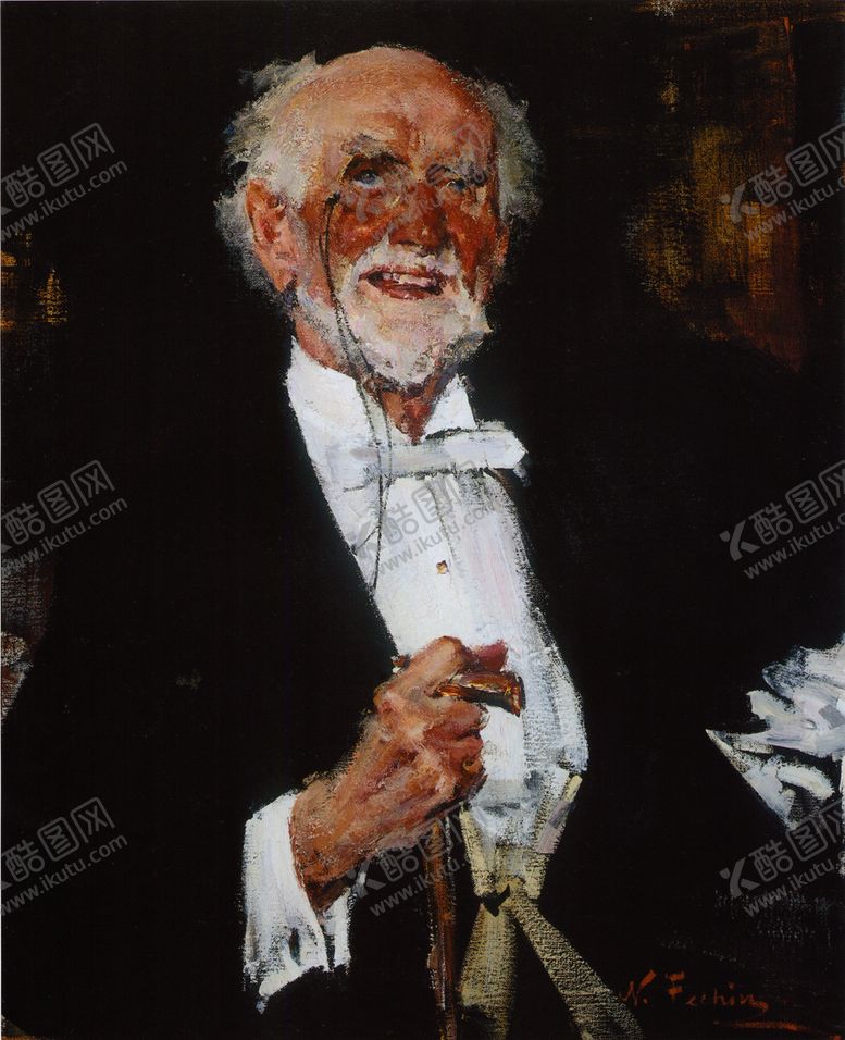 编号：80119509242021164017【酷图网】源文件下载-印象派人物形象油画