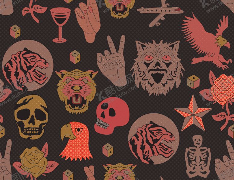 编号：98624409261151417092【酷图网】源文件下载-数码印花图片