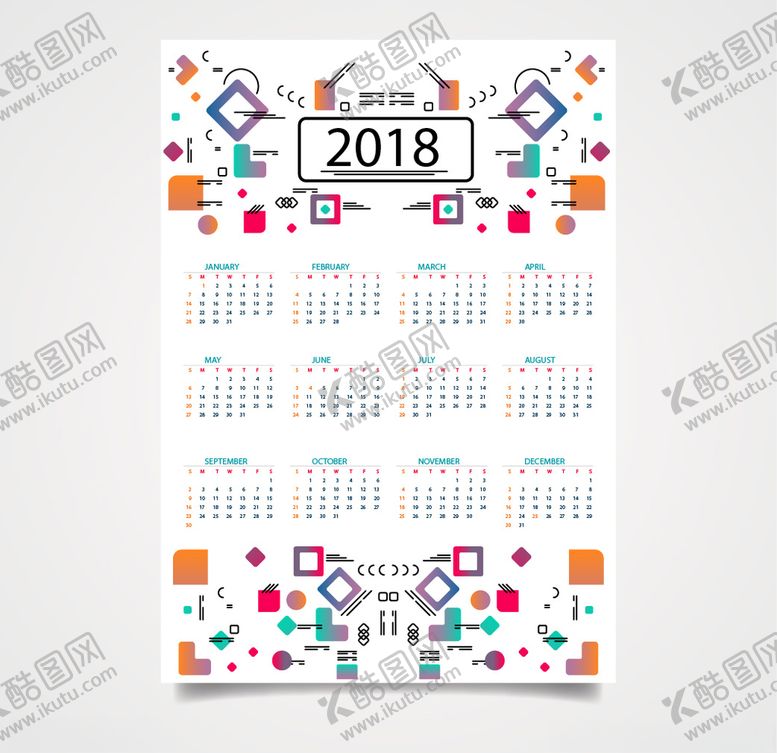 编号：33233010201942452476【酷图网】源文件下载-台历