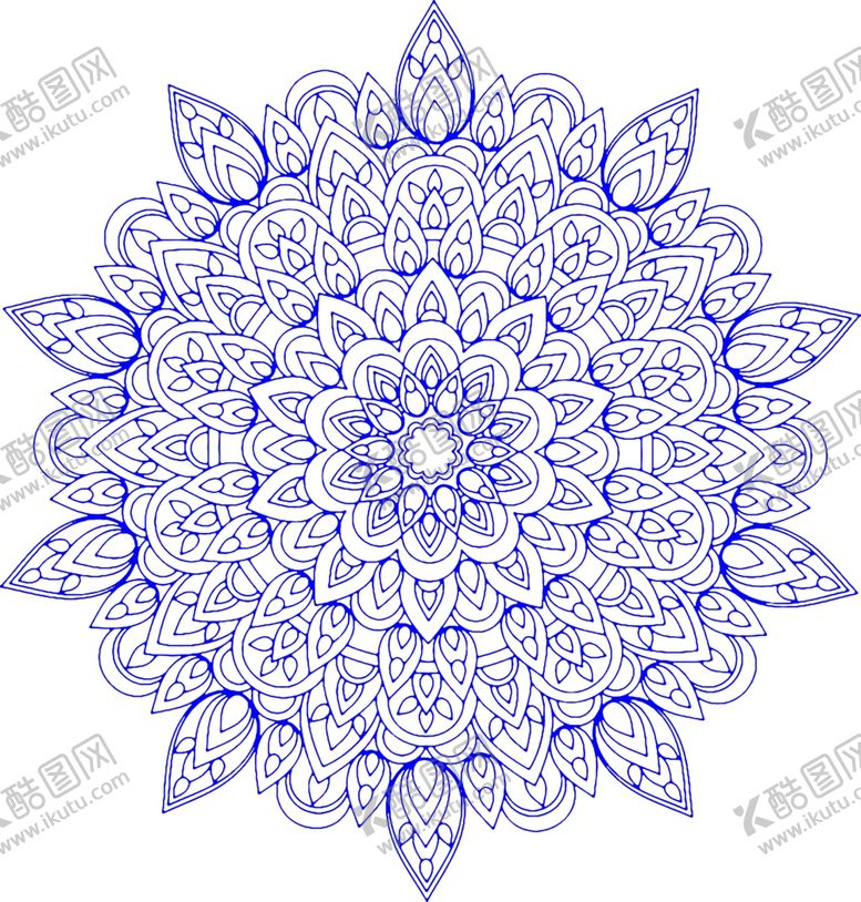 编号：92412604220138459757【酷图网】源文件下载-高清透明青花瓷花纹