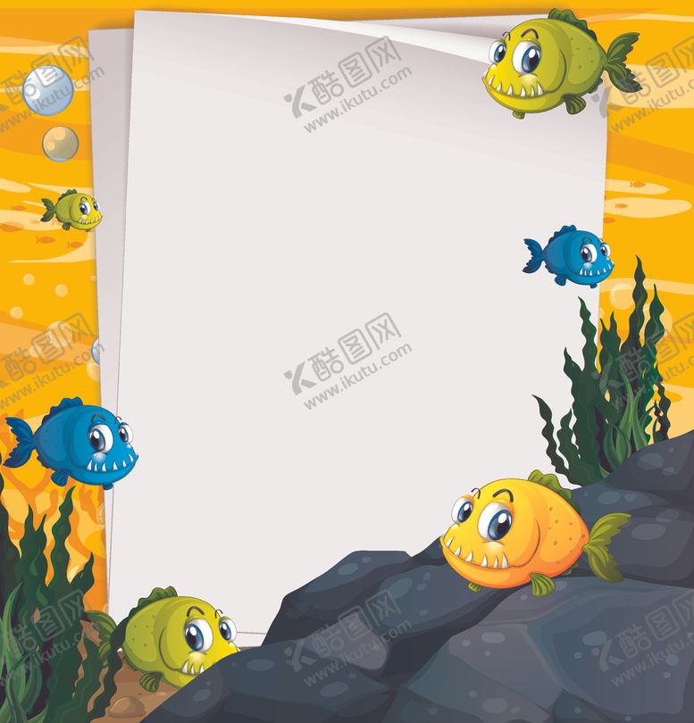 编号：15792109211106163001【酷图网】源文件下载-卡通鱼