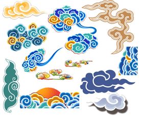 中式祥云免抠图