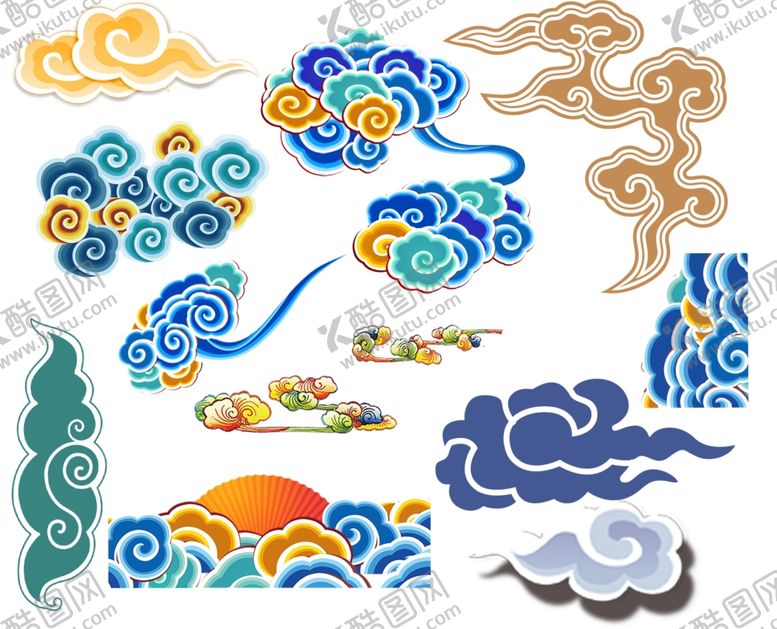 编号：31775909270523511021【酷图网】源文件下载-祥云免抠图