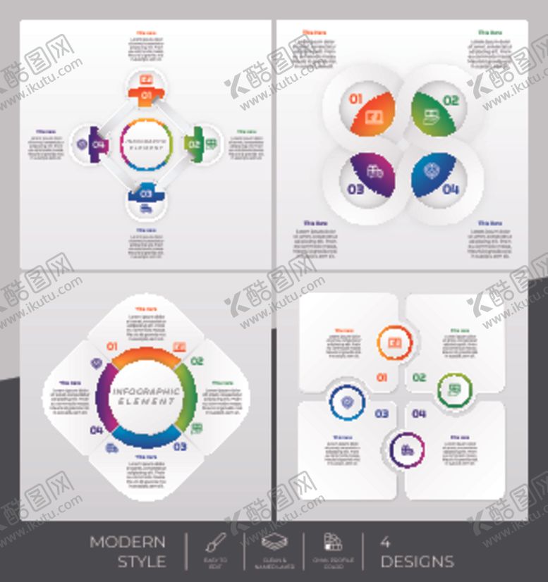 编号：39487501050304411653【酷图网】源文件下载-精美环形图表