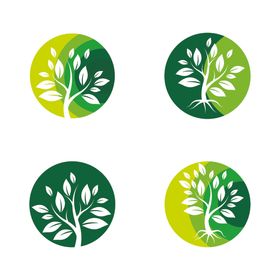 绿色植物图标
