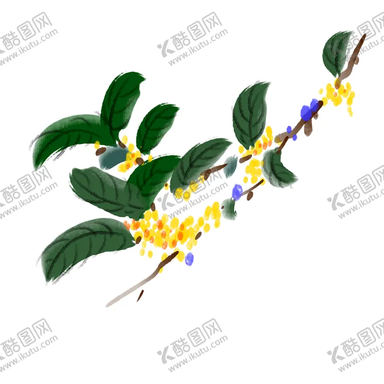 编号：87019410051234131837【酷图网】源文件下载-金色桂花