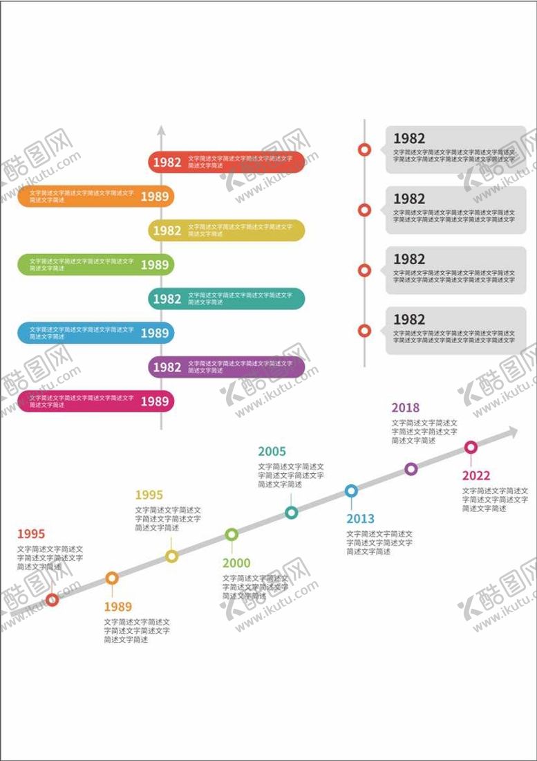 编号：92692001252156125365【酷图网】源文件下载-发展历程流程图