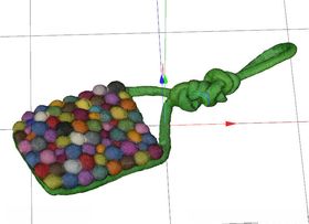 C4D模型编织钱包